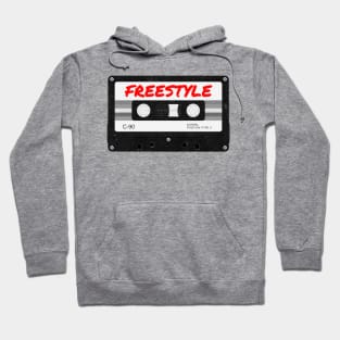 Retro 80s Music Freestyle Mixtape Red Hoodie